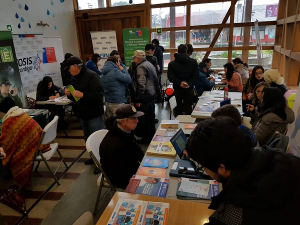 Gobierno en Terreno en el Centro Cultural, actividad gestionada por nuestro Alcalde Emilio Gonzalez y Gobernadora Provincial Leticia Oyarce Kruger.