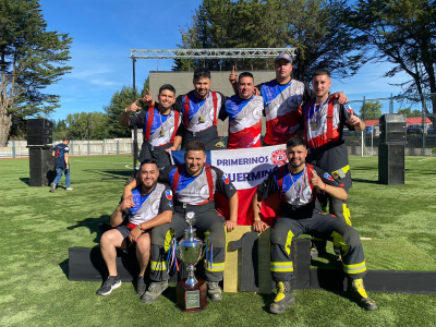 Bomberos de Los Muermos se coronan Campeones Nacionales en desaf&iacute;o realizado en Capit&aacute;n Pastene
