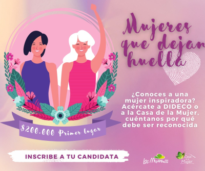 Lanzamos la 4ta versión de nuestro concurso &quot;Mujeres que dejan Huella&quot;