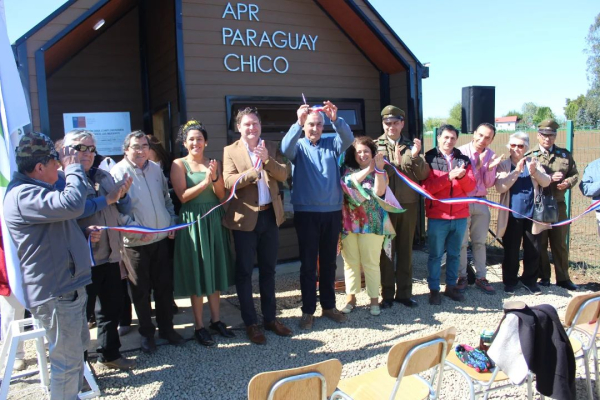 En Paraguay Chico inauguran Obra Complementaria del APR que beneficiará a más de 180 familias