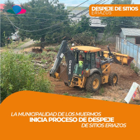 La Municipalidad de Los Muermos Inicia Proceso de Despeje de Sitios Eriazos