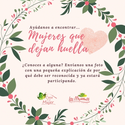 Concurso "Mujeres que dejan huella"