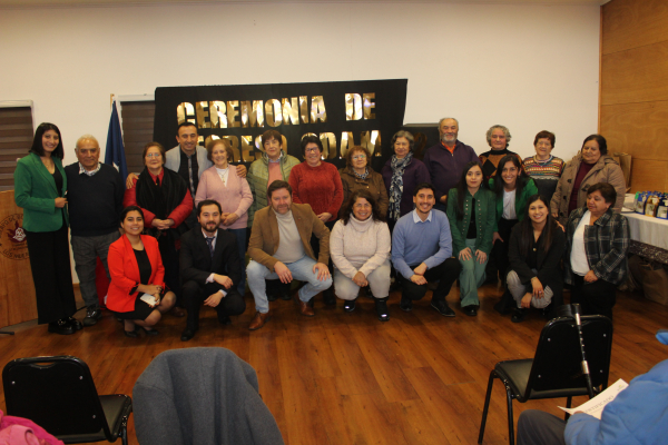 60 personas mayores egresan del Centro Diurno del Adulto Mayor de Los Muermos