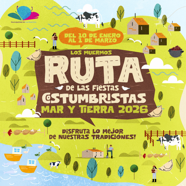 Los Muermos lanza la Ruta de las Fiestas Costumbristas &ldquo;Mar y Tierra 2026&rdquo;