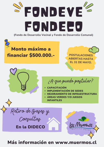 Se abren postulaciones para Fondos Concursables 2024: FONDECO / FONDEVE